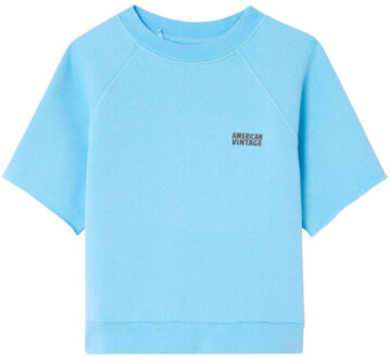 Top korte mouw kizu03ee - maat 158 Blauw