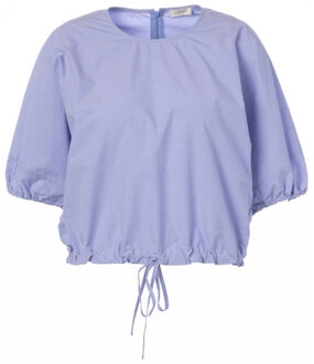 Top korte mouw l3107 latifa - maat 42 Lichtblauw
