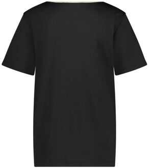 Top korte mouw nks01089 Zwart - L