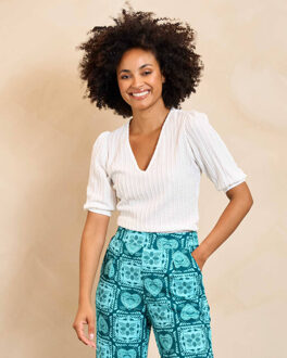 Top korte mouw rb10.1 zhara Wit - L