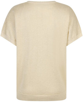 Top korte mouw srb4812 jerry - maat M Beige