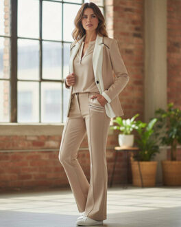 Top korte mouw z26/115/02/255 Beige - L