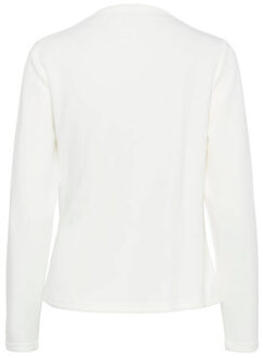 Top lange mouw 10704885 helle Wit