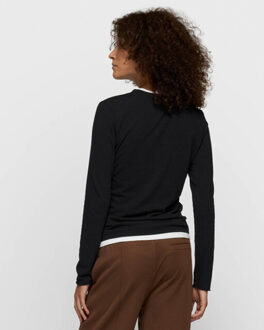 Top lange mouw 20-776-6201 Zwart