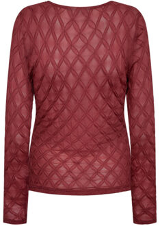 Top lange mouw 205821 cmhanna Rood - XS