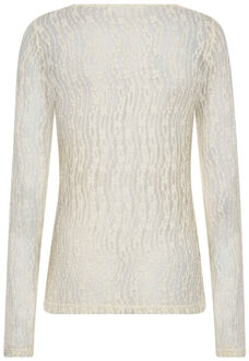 Top lange mouw 33202 barb Ecru