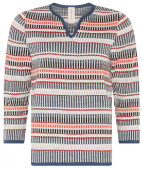 Top lange mouw 4263 - maat M Blauw