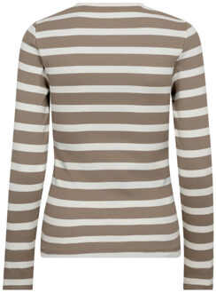 Top lange mouw 43007 granny - maat S Bruin