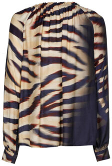 Top lange mouw 4635 Blauw - 40