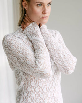 Top lange mouw annieaa Ecru