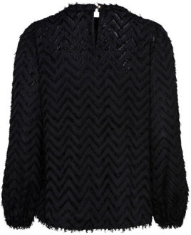 Top lange mouw bl408 wini Zwart