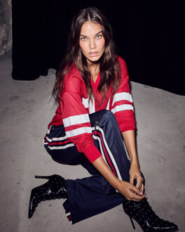 Top lange mouw hl10287 drift - maat S Rood