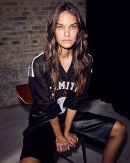 Top lange mouw hl10468 lace Zwart - S