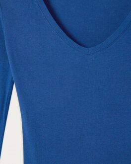 Top lange mouw mas02de Blauw