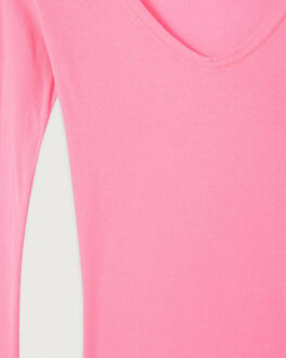 Top lange mouw mas02de - maat M Roze