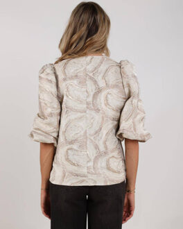 Top lange mouw nkf01013 mirthe Ecru - XL
