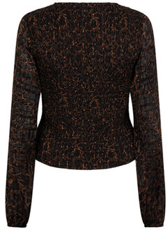 Top lange mouw ql05 signe - maat L Bruin