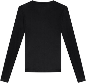 Top lange mouw r2509859786 Zwart