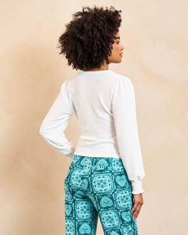 Top lange mouw rb16.1 cirelle - maat L Ecru