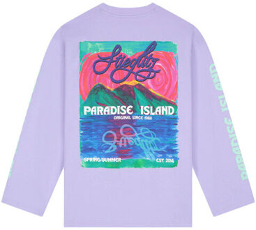 Top lange mouw s2602050 fanna Paars