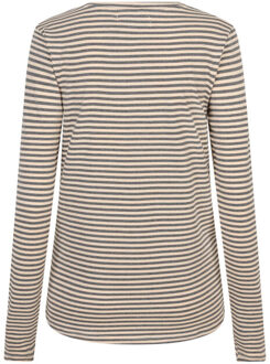 Top lange mouw t507-430 caleb Bruin - S / M