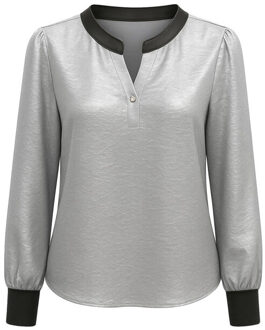 Top lange mouw w25/232/01/020 Grijs - XXL