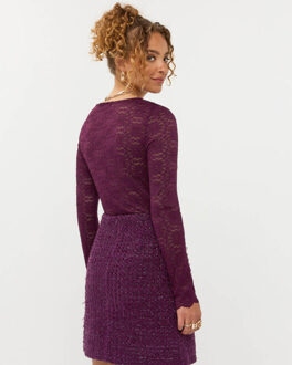 Top lange mouw ws2527 loiza Paars - XS