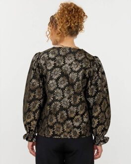 Top lange mouw ws2545 sterre Goud - XL