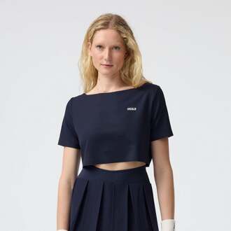 Top Layer T-shirt Dames-Donkerblauw - XS,S,M,L,XL