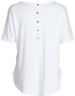 Top met knoopsluiting - maat Wit