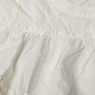 Top met korte mouwen en ruches 856269 meisje Wit