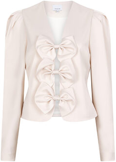 Top met strik details Soralla  naturel - 34,36,38,40,