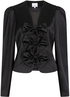 Top met strik details Soralla  zwart - 40,36,34,