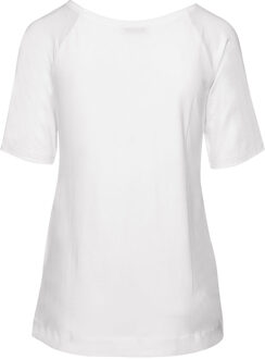 Top met witte print van SWL - maat S