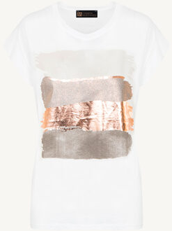 Top Metallic Brons Taupe