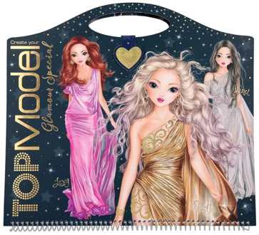 TOP MODEL, creative glamour special, coloring books, top model notebooks, coloring book, drawing notebook