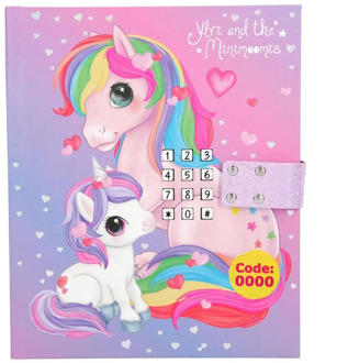 TOP MODEL, diary, with secret code, unicorn, SMART Notebook, secret journal, diaries to write