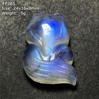 Top Natural Moonstone Fox Carved Pendant Jewelry For Women Lady Men Crystal Beads Love Gift Yellow Blue Light Gemstone AAAAA