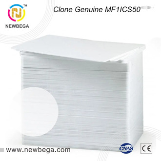 Top quality 13.56MHZ ISO14443A blank white [Mifare 1K Fudan08 clone s50] nfc IC card for card printer free shipping10pcs