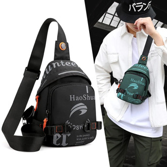 Top Quality Nylon Men Chest Bags Brand Designer Chest Pack Casual Travel Sling Crossbody Bags Male Multi-Function Mini Backpack