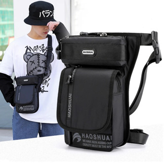 Top Quality Nylon Men Leg Bag Waterproof Motorcycle Riding Leg Drop Bags Casual Man Waist Bag Fanny Pack Male Hip Bum Bags Purse