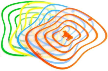 Top Selling 2Pcs Keuken Frosted Antislip Plastic Snijplanken Eten Cut Hakken