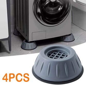 Top Selling 4Pcs Wasmachine Anti-Vibratie Mute Bescherming Mat Anti-Slip Voet Droger Ondersteuning en