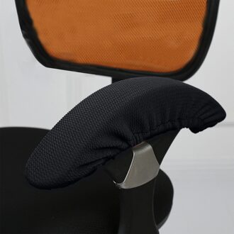 Top Selling Bureaustoel Armsteun Cover, Wasbare, Afneembare, Draaistoel Elastische Handschoenen Ondersteuning En zwart