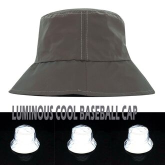 Top Selling Effen Kleur Lichtgevende Reflecterende Baseball Cap Voor Mannen Verstelbare Zonnehoed Voor Vrouwen Casual Golf Hoed Кепка Женская