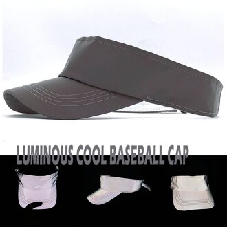 Top Selling Effen Kleur Lichtgevende Reflecterende Baseball Cap Voor Mannen Verstelbare Zonnehoed Voor Vrouwen Casual Golf Hoed Кепка Женская