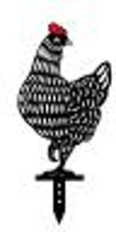 Top Selling Kip Yard Art Outdoor Tuin Achtertuin Gazon Stakes Acryl Hen Yard Decor Ondersteuning En