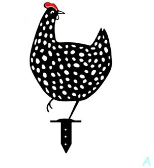 Top Selling Kip Yard Art Outdoor Tuin Achtertuin Gazon Standbeeld Decor Yard Decor Stakes Hen Plastic