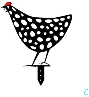 Top Selling Kip Yard Art Outdoor Tuin Achtertuin Gazon Standbeeld Decor Yard Decor Stakes Hen Plastic