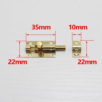 Top Selling Messing Deuren Glijbaan Klink Bolt Klink Barrel Thuis Gate Veiligheid Hardware Schroeven 4 Size 1.5/2/3/4 Inch Goud Kleur 1-5duim